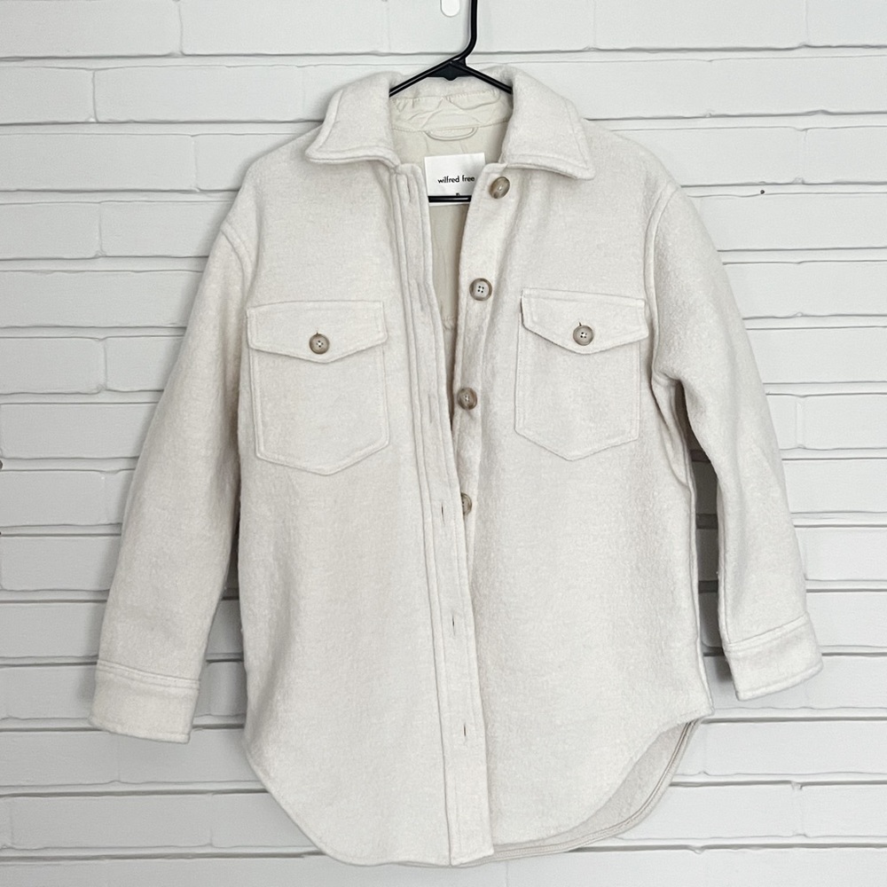NWT Aritzia Wilfred Free Ganna Shirt Jacket XS